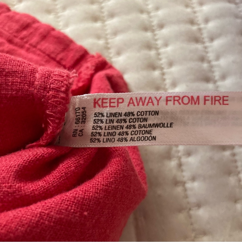 High-Waist Red Wide-Leg Pants - Picture 11 of 15